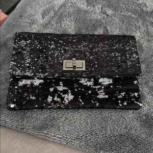 Mossimo Supply Co. Black Sequin Clutch